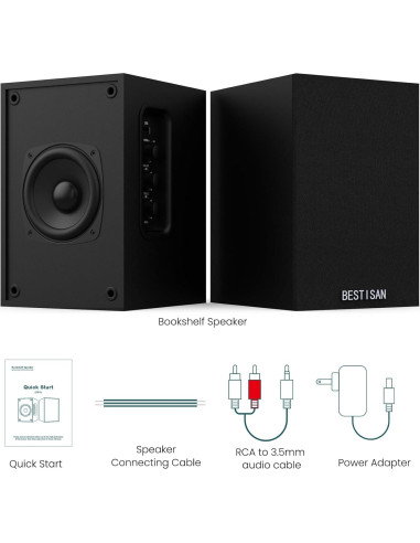 Altavoces de Estante Activos Bestisan SR16 Bluetooth 2.0