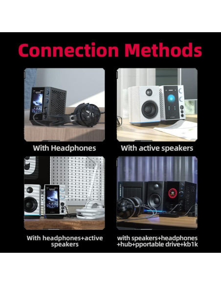 Reproductor de Streaming FiiO R7 DAC Amplificador 2.76kg