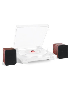 Altavoces Bluetooth Saiyin para Tocadiscos con Adaptador 45 RPM