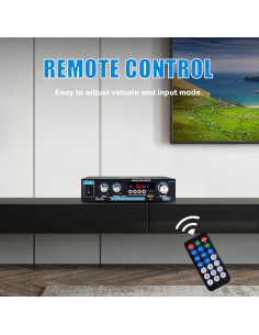 Amplificador Estéreo AK35 200W Bluetooth 5.0 2.0 Canales 2