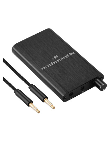 Amplificador de Auriculares HiFi MYPIN 3.5mm Portátil 2000mAh