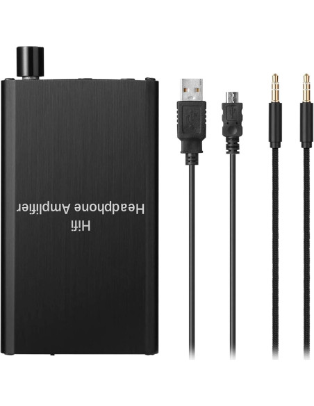 Amplificador de Auriculares HiFi MYPIN 3.5mm Portátil 2000mAh
