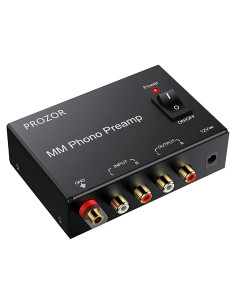 Amplificador de Audio Estéreo PROZOR MM Phono RCA Bajo Ruido