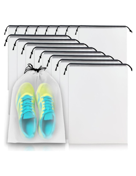 Bolsa para zapatos ZYF - 10 piezas, 40x30 cm, impermeable y a prueba de polvo