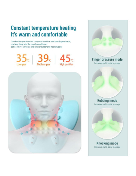 Masajeador de Cuello Inalámbrico Yongkang BTLJB con Calor