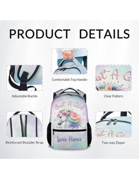 Mochila Escolar UNIKITTY para Niños 43.2 cm Gran Capacidad