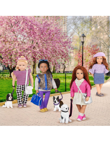 Muñeca Mini Emmelina y Perro Otis - Juego 15.24 cm - 3+ Años