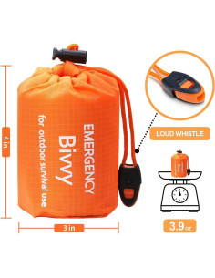 Saco de dormir de emergencia Genérico Bivy térmico 226g 2