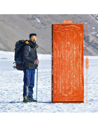 Saco de dormir de emergencia Genérico Bivy térmico 226g