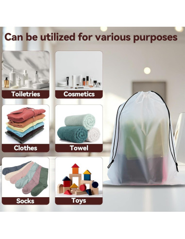 Bolsa para zapatos ZYF - 10 piezas, 40x30 cm, impermeable y a prueba de polvo