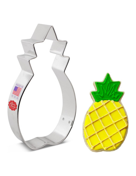 Cortador de Galletas Piña Ann Clark 12.7 cm Acero Inoxidable