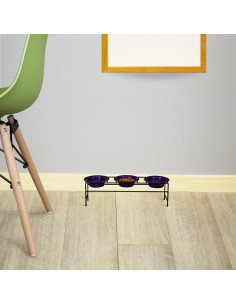 Comedero Elevado Triple Platinum Pets para Gato y Cachorro 0.75 Taza 2