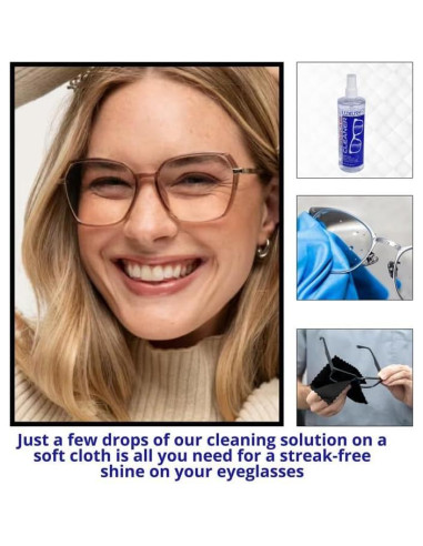 Limpiador de Lentes TSM 250 ml - Solución Suave para Gafas