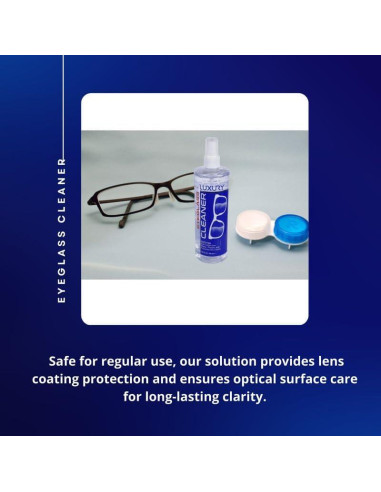 Limpiador de Lentes TSM 250 ml - Solución Suave para Gafas