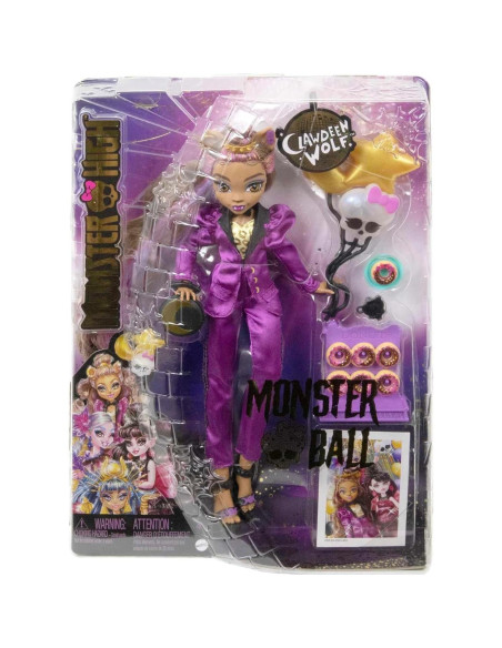 Muñeca Clawdeen Wolf Monster High Fiesta Monster Ball 25cm