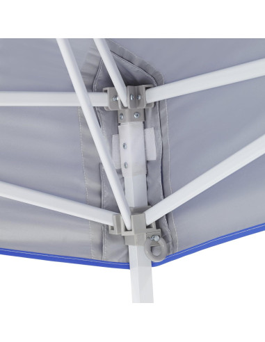 Toldo E-Z UP Vista 3.05m x 3.05m Azul Real con Bolsa