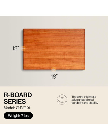 Tabla de Cortar de Madera John Boos R-Board 45.72x30.48 cm Reversible
