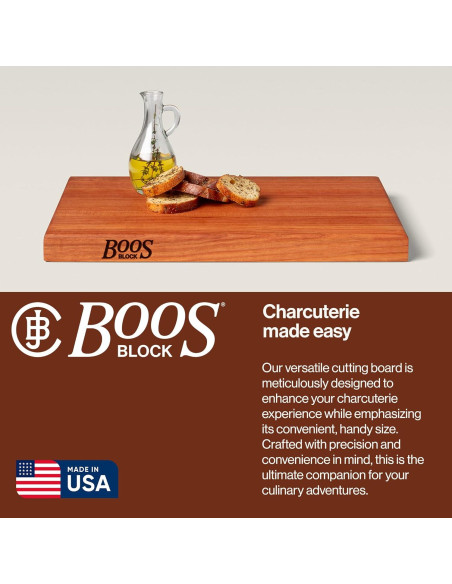 Tabla de Cortar de Madera John Boos R-Board 45.72x30.48 cm Reversible