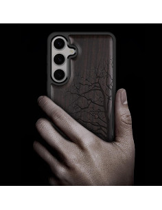 Funda de Madera Carveit para Samsung Galaxy S25 Plus - Protección TPU 2