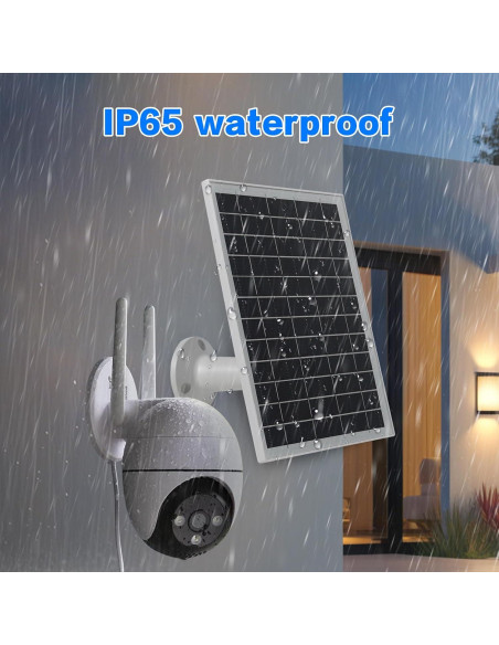 Panel Solar NEWCONNY 6W 5V Portátil USB-C Micro USB Blanco