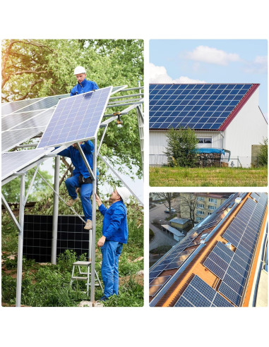 Kit Solar 200W WERCHTAY Bifacial PWM 30A Celdas A+