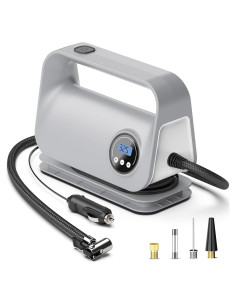 Compresor de Aire Portátil YIJU 12V con Manómetro Digital