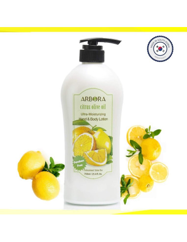 Loción Hidratante para Manos y Cuerpo ARBORA 750ml