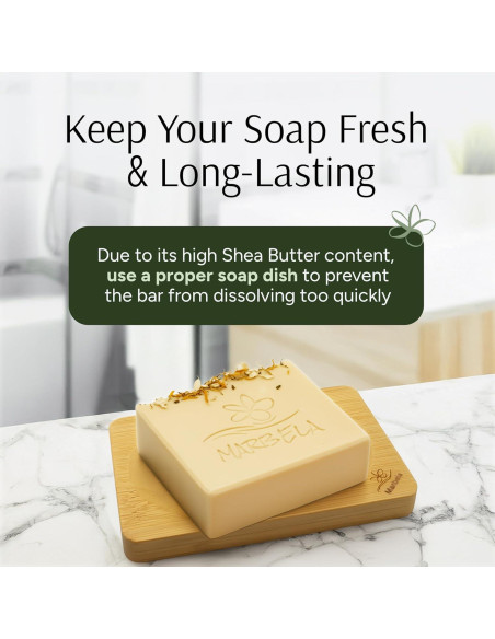 Jabón Natural Marbela de Jazmín Silvestre 99.22 g - Vegano