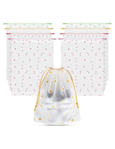 8 Bolsas de Zapatos de Viaje Mezeic Transparentes Impermeables