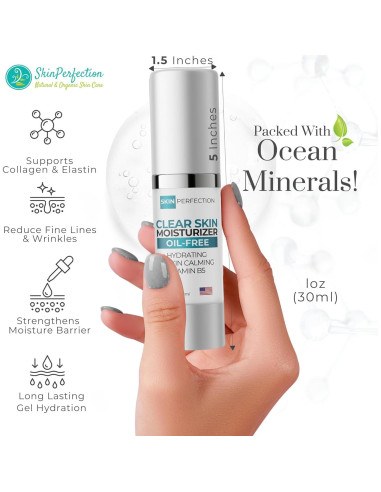 Hidratante Facial Sin Aceite Skin Perfection 30ml Gel Ligero