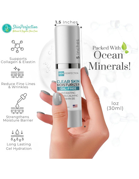 Hidratante Facial Sin Aceite Skin Perfection 30ml Gel Ligero