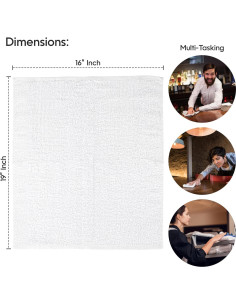 Toallas de Cocina Nabob Wipers 100% Algodón 12 Piezas 35x43 cm 2