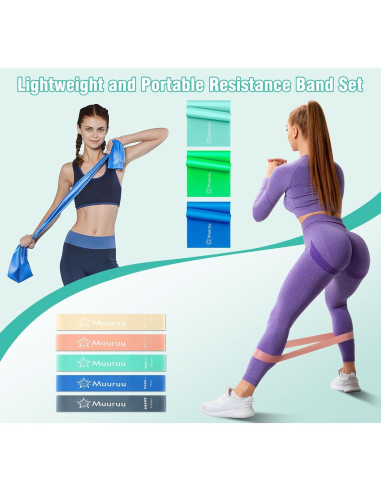 Kit de Pilates Muuruu con Anillo 35.56 cm y Pesas 0.45 kg