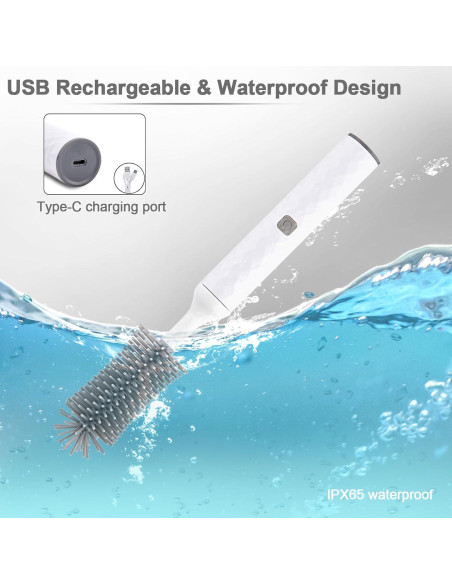 Cepillo Eléctrico para Biberones Biqin Blanco 1500mAh IPX65