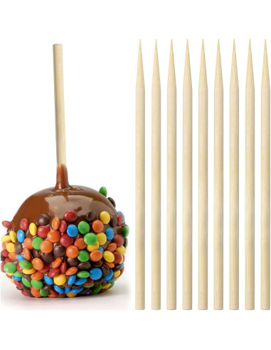 Palitos de Caramelo de Bambú CJFocus 14cm 50 Piezas