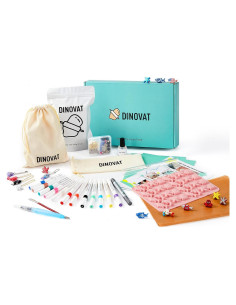 Kit de Alfarería DINOVAT 500g Arcilla Secado al Aire DIY