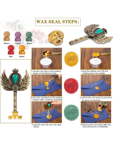 Juego de Pluma de Pavo Real y Tinta NC - Caligrafía y Sello