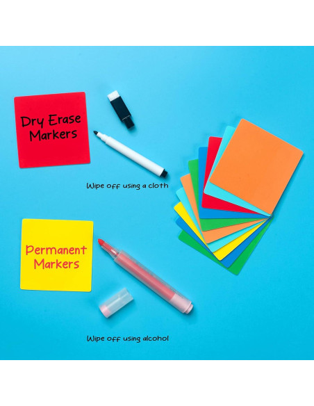 Notas Adhesivas Reutilizables Coowayze 3x3" Coloridas 12 PCS