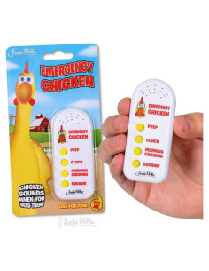 Sonido Electrónico de Emergencia Pollo Archie McPhee 8.9 cm