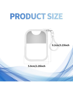 Fundas de Spray Desinfectante de Silicona YMPEKA 2pcs 30ml 2