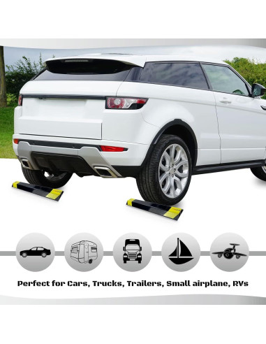 Tope de Estacionamiento HOXWELL 40.64 cm - Juego de 2 Unidades