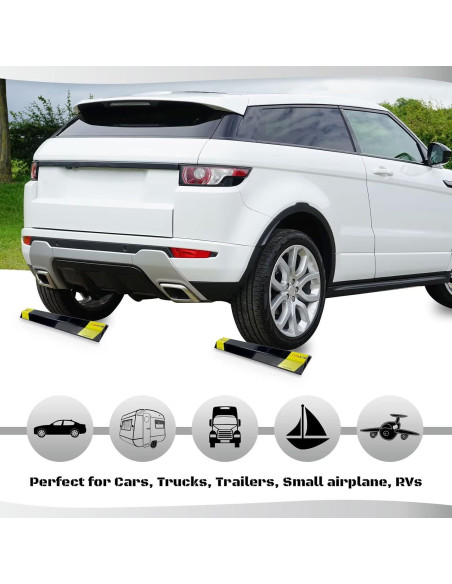 Tope de Estacionamiento HOXWELL 40.64 cm - Juego de 2 Unidades