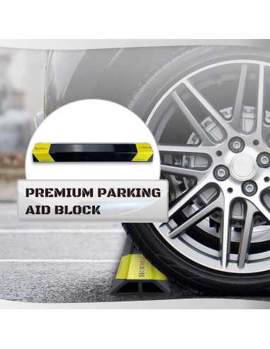 Tope de Estacionamiento HOXWELL 40.64 cm - Juego de 2 Unidades