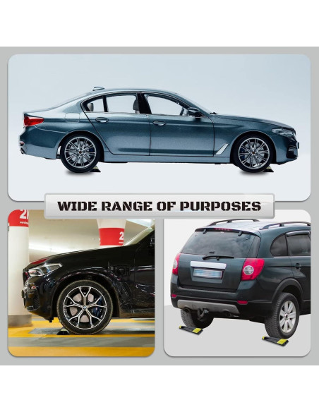 Tope de Estacionamiento HOXWELL 40.64 cm - Juego de 2 Unidades