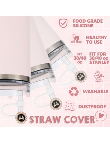 Set de Accesorios para Taza Stanley EVOCMEMO 3PCS Silicona