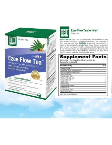 Té Ezee Flow Bell para Hombres - Apoyo Urinario Natural 120g