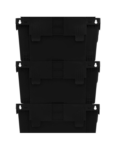 Macetas Verticales Autorriego CCXYYFDJ - 18 Unidades Negro