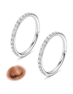 Aros de Cartílago Hipoalergénicos FASACCO 8mm 316L Acero Quirúrgico