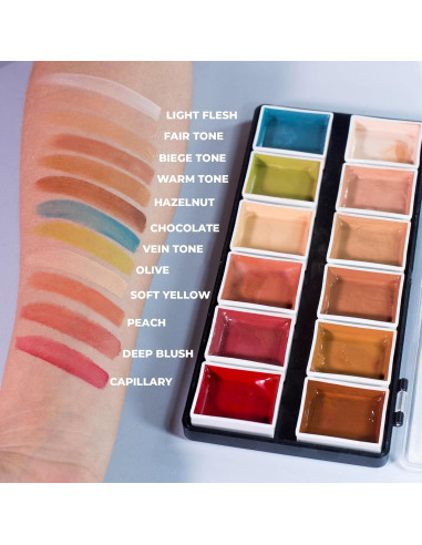 Paleta de Tonos de Piel Narrative Cosmetics 12 Colores SFX