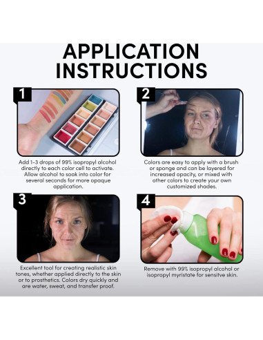 Paleta de Tonos de Piel Narrative Cosmetics 12 Colores SFX